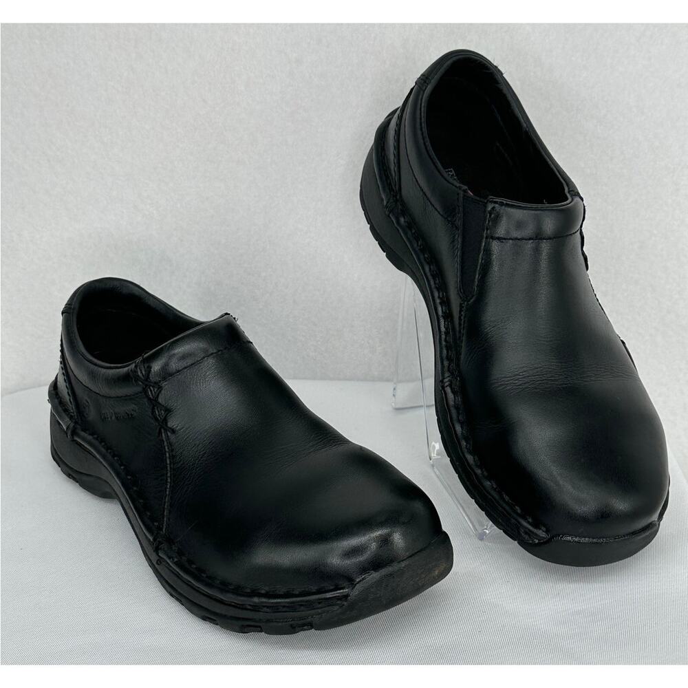 Red Wing Shoes Steel Toe Safety Black Leather Oil Resistant Women's Size 7
